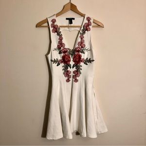Forever 21 floral print mini dress women’s Small